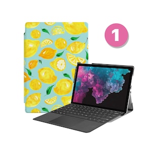 Vegan Leather Folio Case for Microsoft Surface Pro 12 11 10 9 8 7 6 5 4, Pro X & Go – Copilot+ ReadyFruit
