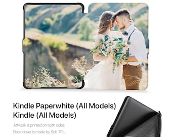 personalisierbar mit ihren eigenen Bildern 10.2" Kindle Scribe Oasis Tasche Paperwhite Hülle neue Paperwhite 6.8 Hülle Kindle 11th Gen