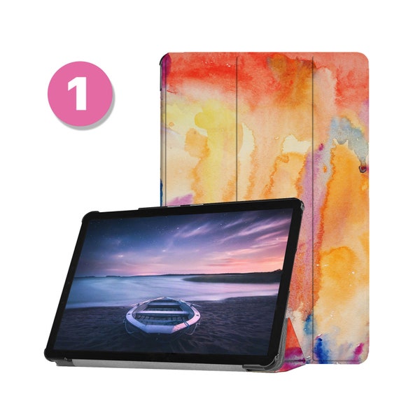 leather samsung tablet stand case cover for samsung galaxy tab s9 s8 s7 s6 s9 ultra s8 plus s7 fe lite a9 a8 a7 lite s9 fe abstract