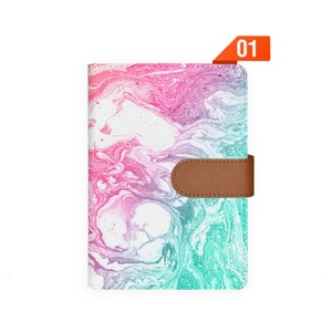 A6 Planner Binder cuir organisateur personnel organisateur planificateur rechargeable agenda couvrir journal personnalisé Abstract Oil Painting