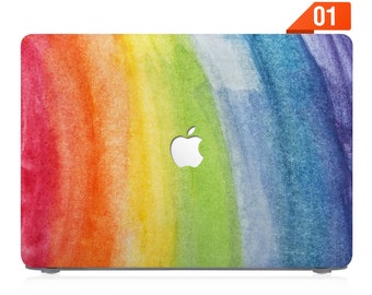 rainbow drip apple laptop cover rainbow drip apple laptop cover