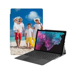Custom Microsoft Surface Tablet Case For Pro 11 10 X Pro 9 Pro 8 7 6 5 4 Surface Go Compatible with Type Cover Keyboard Make Your Own Case