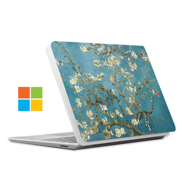 Microsoft Surface Laptop Hard Shell Case Cover für Surface Laptop Go 2 1 Laptop 3 4 5 mit Metall Alcantara Tastatur Van Gogh Ölgemälde