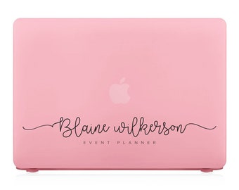 gepersonaliseerde MacBook Pro 16 matte case effen kleur aangepaste case voor Apple Mac MacBook Air Pro Touch Bar 11 12 13 15 16 roze groen zwart helder