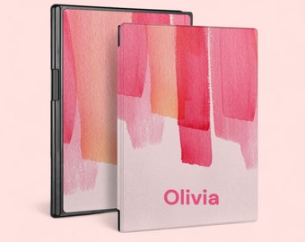 Case for Remarkable 2 10.3" Paper pro 11.8" with Pen Holder, Supports Marker Plus, Wireless Charging, Custom Folio Smart Cover pink painting