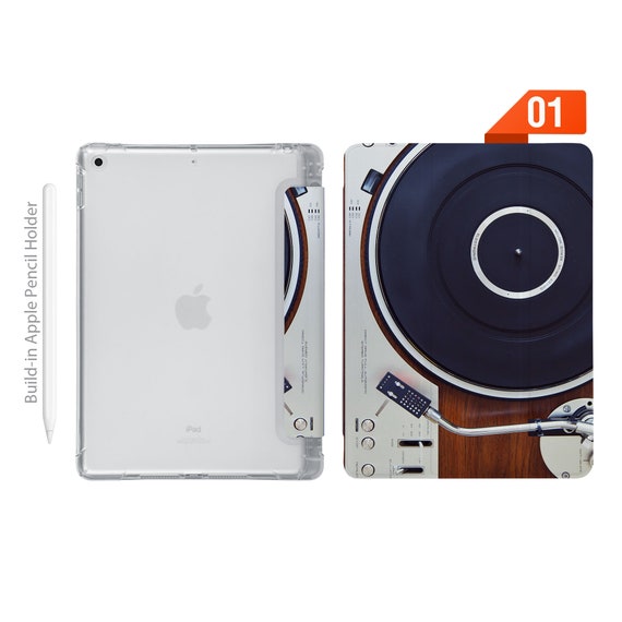 Custodia Trasparente In TPU Per IPad (modelli 5-9, Air, Mini, Pro), Con Porta Matita