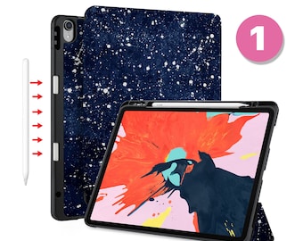 iPad Case 2025 with Pencil Holder for iPad Pro 13 iPad 9.7 10.2 10.9 iPad Air 13 11 10.9 Pro 11 12.9 M1 M2 M4 Galaxy Universe