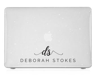 Custom Case for MacBook Air 13" M1/M2/M3/M4 & 15" M2 | MacBook Pro 13"/14"/16" - Add Your Signature Text starry sky