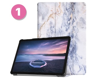 leer samsung tablet stand case cover voor samsung galaxy tab s9 s8 s7 s6 s9 ultra s8 plus s7 fe lite a9 a8 a7 lite s9 fe marmer