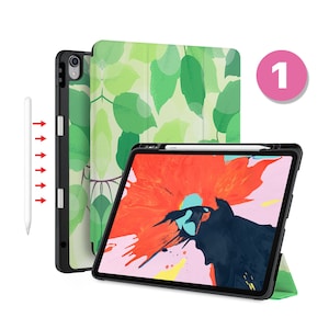 iPad Smart Case with Pencil Holder | Auto Sleep/Wake | Fits iPad Pro 13 M4, Air 13, Air 11, Pro 12.9 M1/M2, Pro 11, 10.9, 10.2, 9.7 Leavest