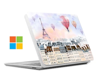Microsoft Surface Laptop Case – Fits 13.8", 12.4", 13.5" & 15" Models with Metal Alcantara Keyboard, Personalizable, Paris