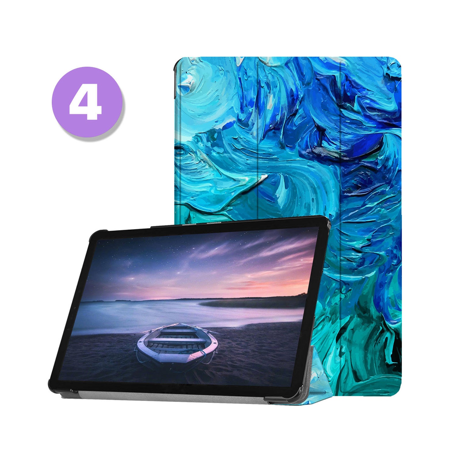 Leather Samsung Tablet Stand Case Cover for Samsung Galaxy Tab Etsy