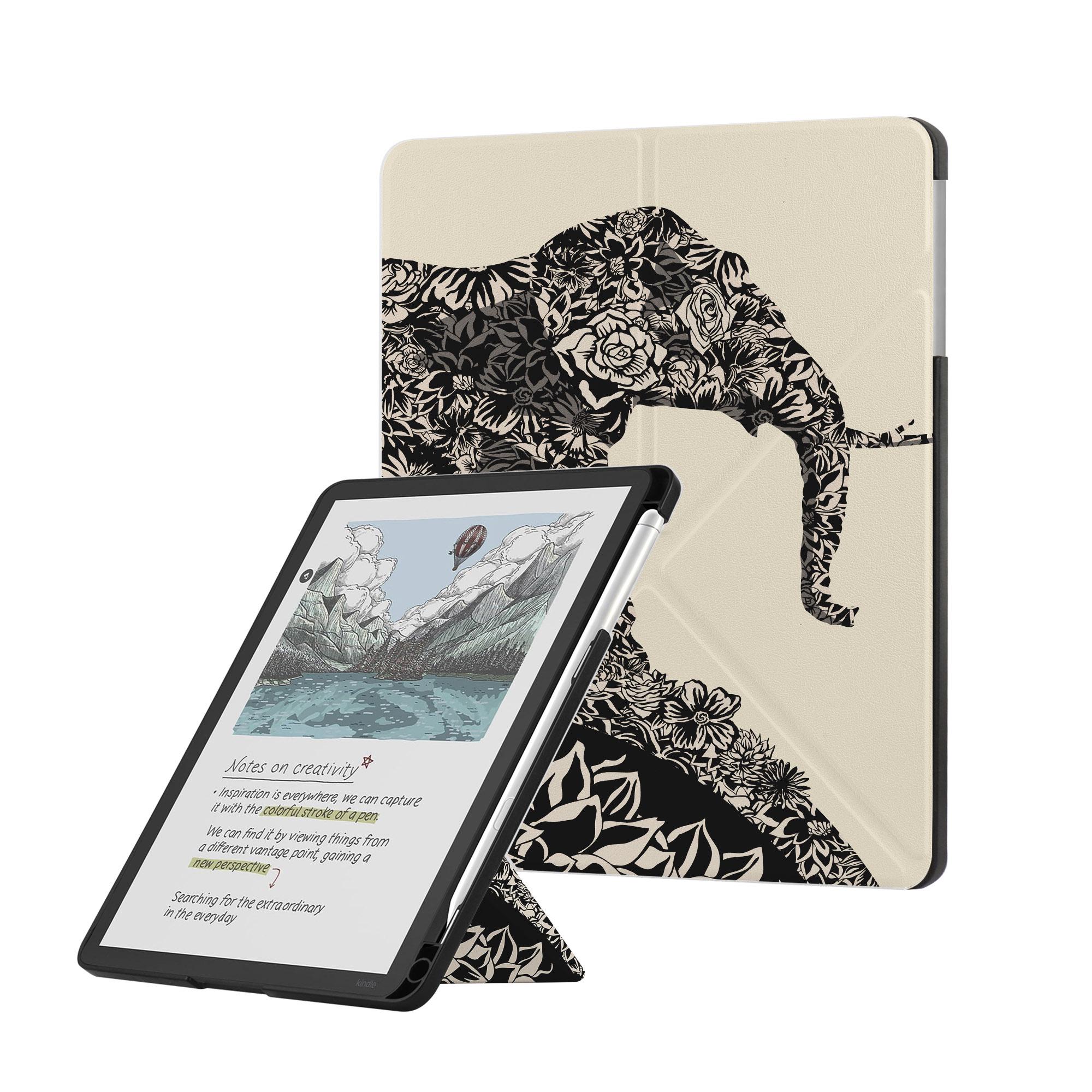 Kindle Scribe Case: Origami Stand, Pen Holder, Auto Sleep/wake Handle ...