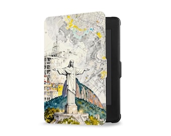 Kindle Case for Paperwhite 12th Gen (7”) & 11th Gen, ColorSoft Sribe Oasis– Auto Sleep/Wake with Handle – Heavenly Journey