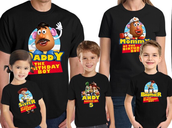Toy Story Birthday Shirt Add Name \u0026 Age 