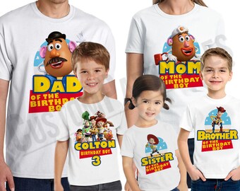 Toy Story Birthday Shirt Add Name \u0026 AGE 