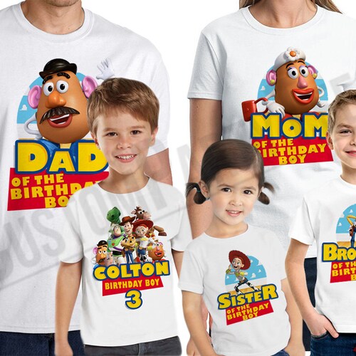 custom toy story birthday shirts