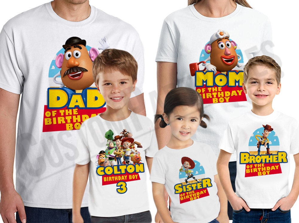 Camisas de cumpleaños de toy story Clearance