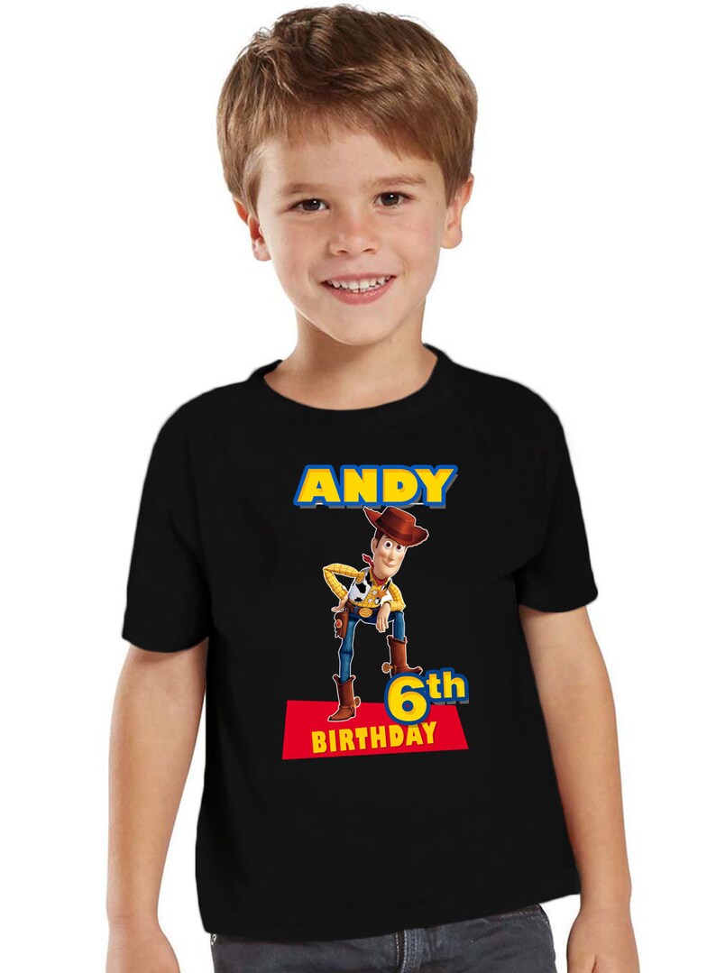 toy story personalized birthday shirt
