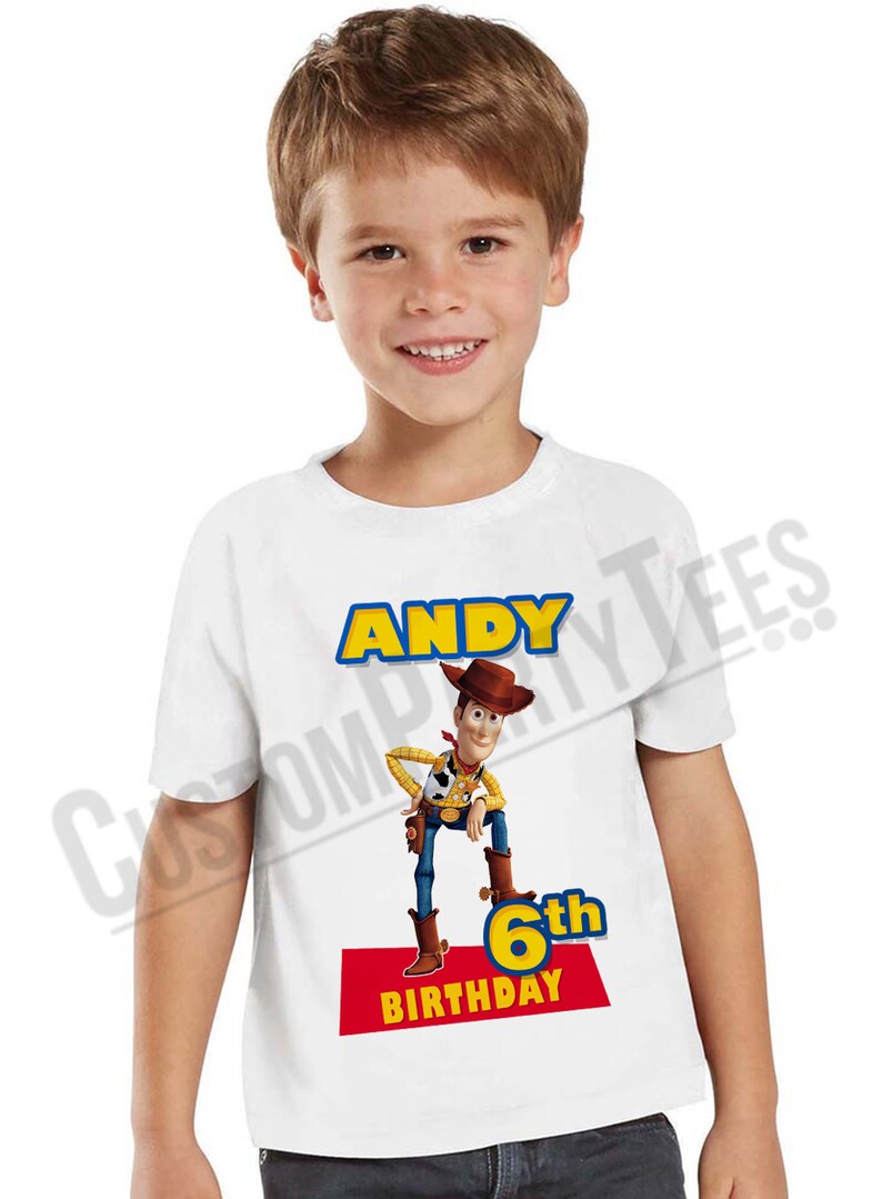 toy story personalized birthday shirt