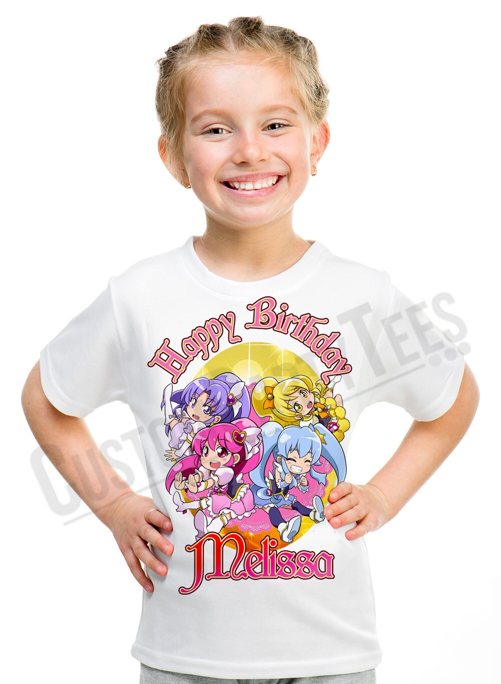 Glitter Force Birthday Shirt Add Name & AGE Personalized Etsy