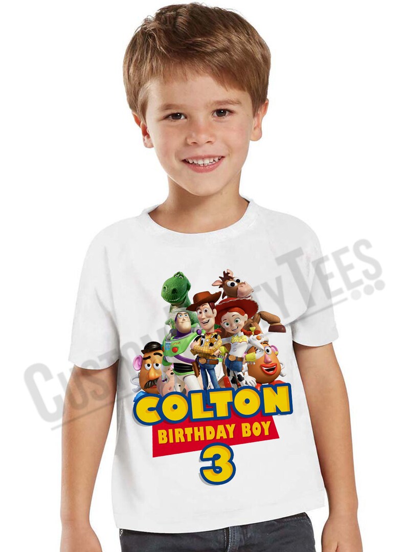 toy story personalized birthday shirt