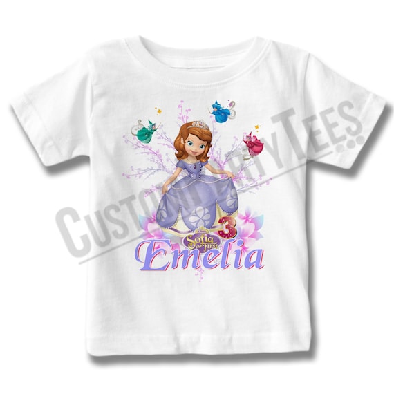 NEW PERSONALIZED DISNEY CINDERELLA BIRTHDAY T SHIRT ADD NAME AND AGE