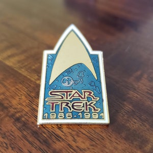 Vintage Star Trek TOS 1966-1991 25th Anniversary Collector Pin - Original Series