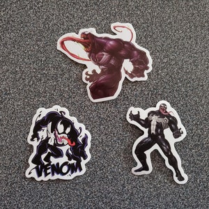Stickersticker Venom Lethal Protector - aan jou! - Marvel Comics - Eddie Brock - Spiderman - sticker laptop, helm, skateboard
