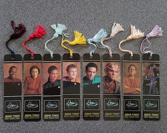 Vintage 1993 Star Trek Deep Space Nine DS9 Bookmarks with Tassels - Your Choice!