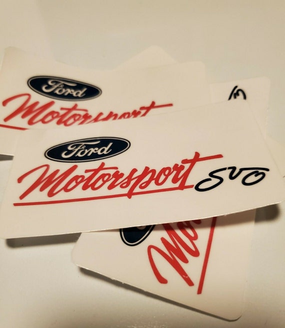 Ford Motorsport SVO Sticker Aufkleber 9,5 X 5,5 - .de