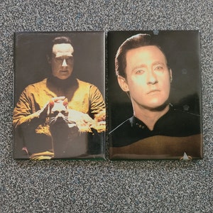Star Trek TNG Magnet - Your Choice! - Data or Lore - Officially Licensed 2002