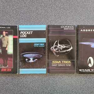 Vintage 1990s Star Trek TOS, TNG, DS9, Generations - 18 Page Personal Log/Pocket Log - Journal/Notebook - Your Choice!