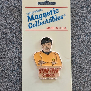 Vintage 1992/1993 Star Trek The Original Series TOS Magnets Your Choice Chekov