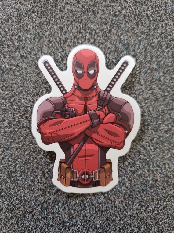 Pegatinas Superheroes Calcomanía De Vnlo Deadpool Bebé