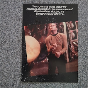 Vintage Star Trek TOS Captain Kirk 1986 - Humor Valentijnsdagkaart - NOS California Dreamers