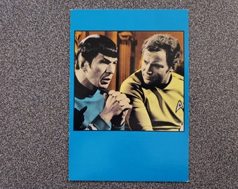 Vintage 1992 Hallmark Star Trek TOS - Kirk, Spock - Hello/Miss You/Just Because Card - NOS