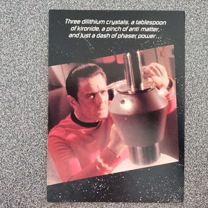 Vintage 1986 TOS Scotty Humor Geburtstagstag Karte - NOS California Dreamers