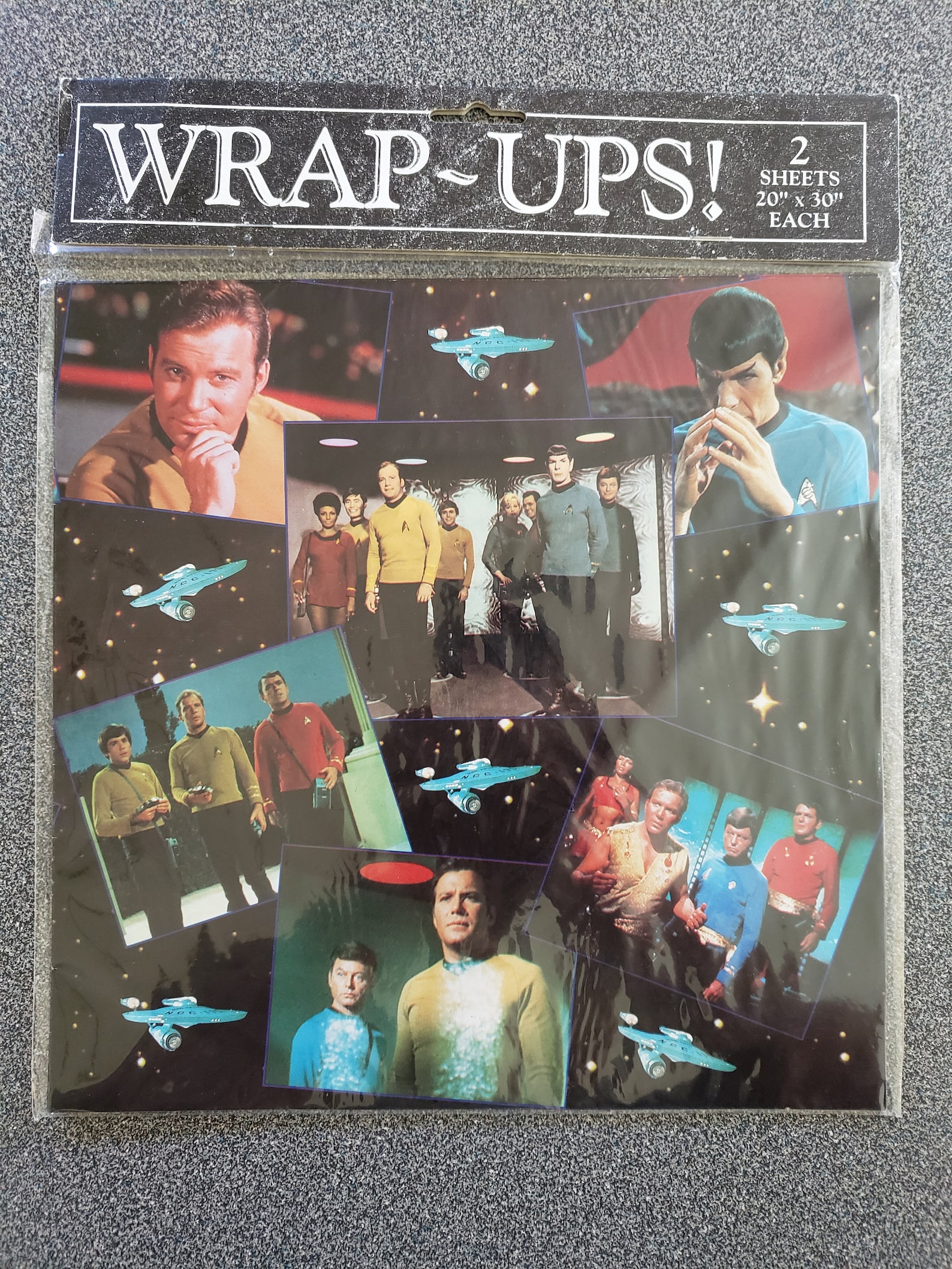 star trek wrapping paper