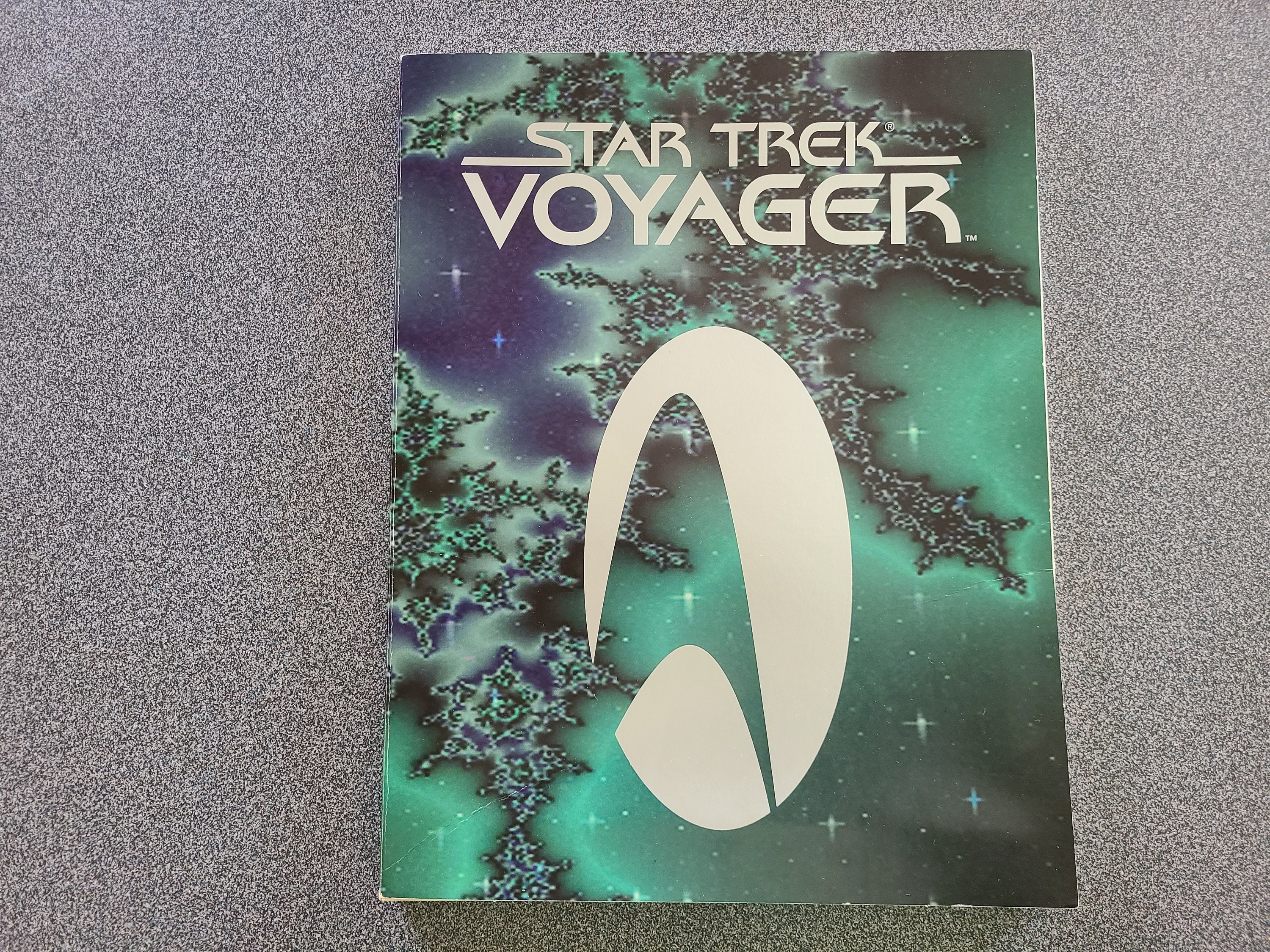 Vintage 1995 Star Trek Voyager Bible W/ Certificate of