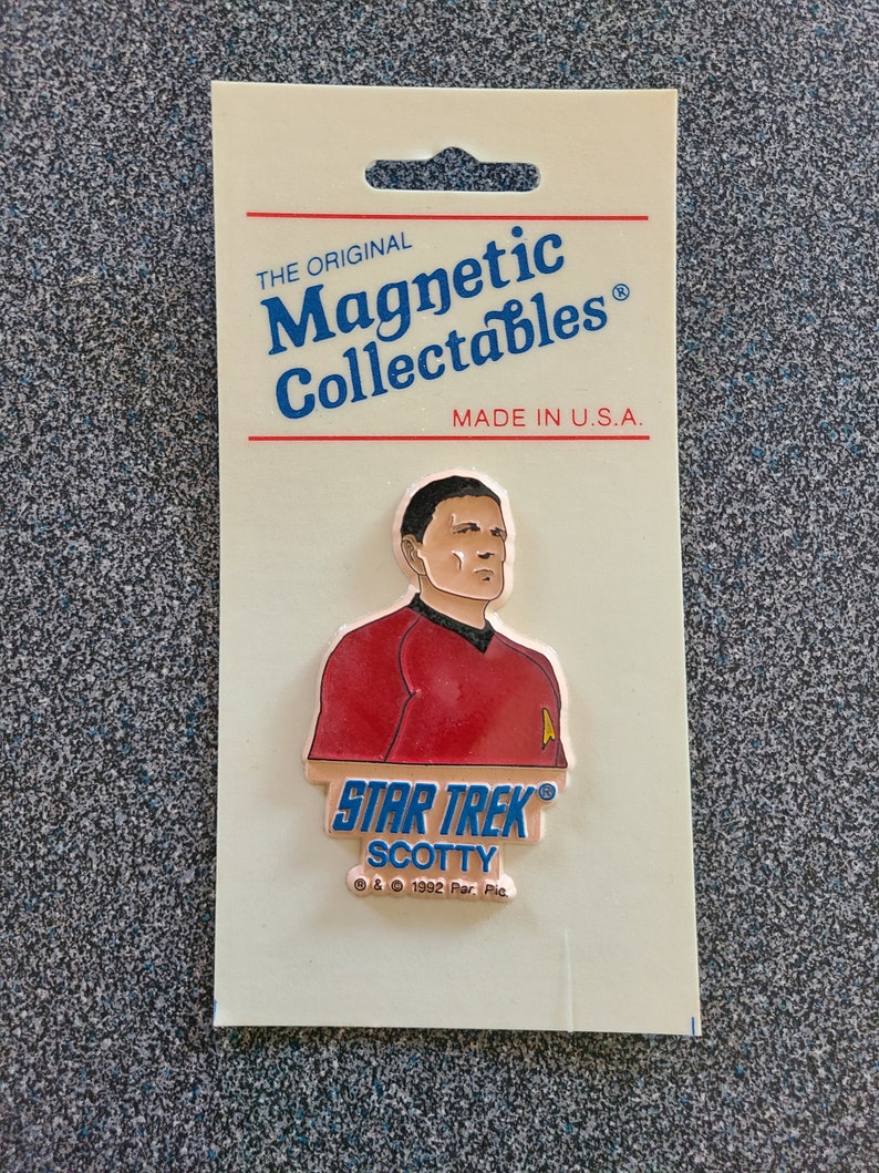 Vintage 1992/1993 Star Trek The Original Series TOS Magnets Your Choice Scotty