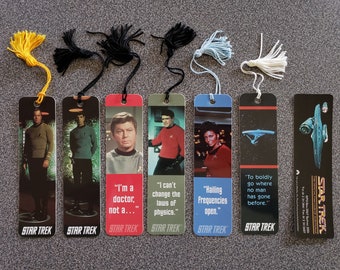Vintage 1990s Star Trek The Original Series TOS Bookmarks - Your Choice!