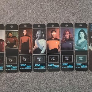 Vintage 1990s Star Trek The Next Generation TNG Bookmarks - Scratch and Dent - Your Choice!