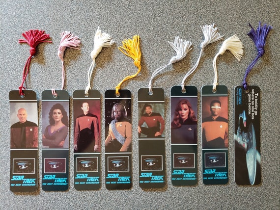 Vintage 1990s Star Trek the Next Generation TNG Bookmarks With | Etsy