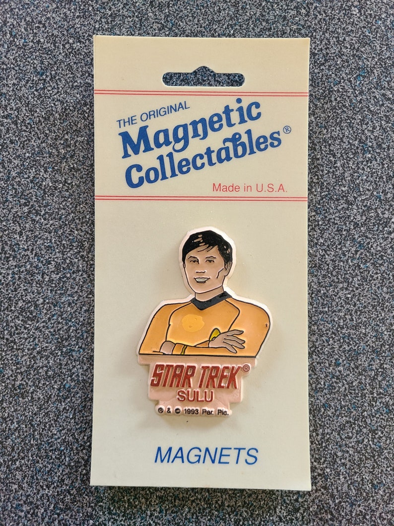 Vintage 1992/1993 Star Trek The Original Series TOS Magnets Your Choice Sulu