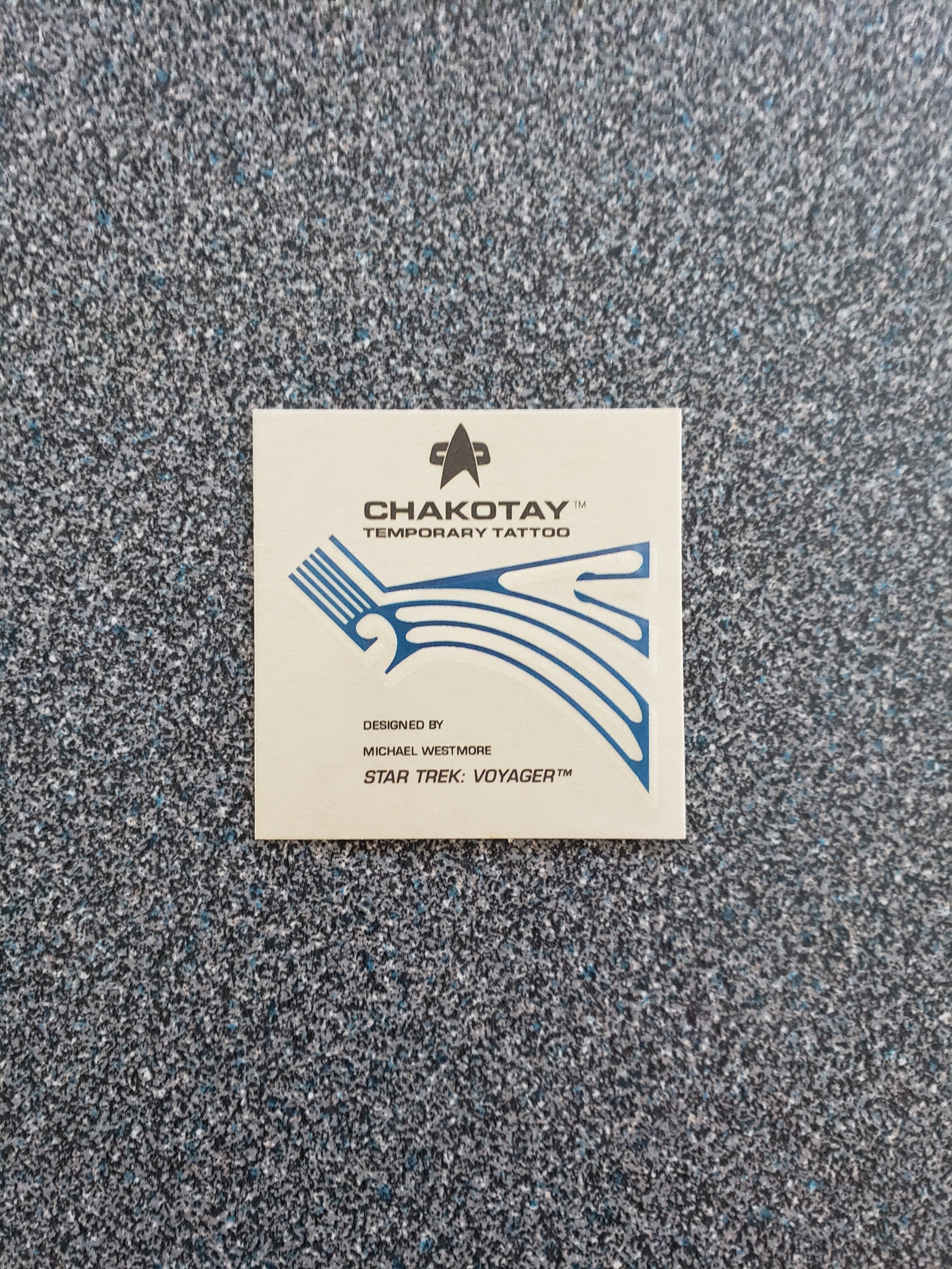 Vintage 1995 Star Trek Voyager Chakotay Temporary Tattoo - Etsy Israel Vintage 1995 Star Trek Voyager Chakotay Temporary Tattoo - Etsy Israel