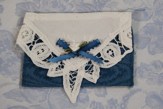 Vintage Handmade Lingerie and Tissue Cases, Match… - image 4