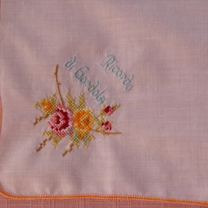 Vintage Ricordo di Gordola Souvenir Hanky