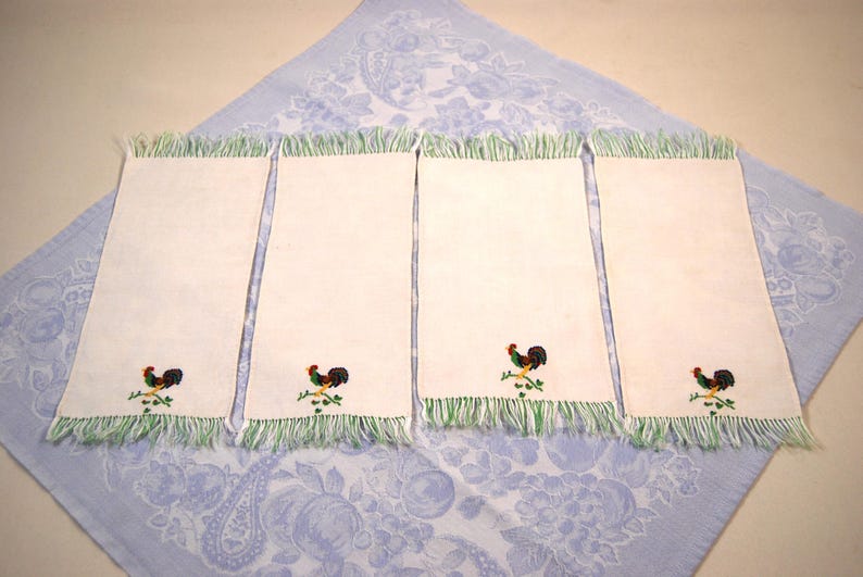leapoffaithsigns Linen Cocktail Napkins - Thumbnail 3