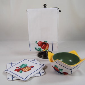Handmade Kitchen Collection, Vintage Fruit Theme, Sold Separately